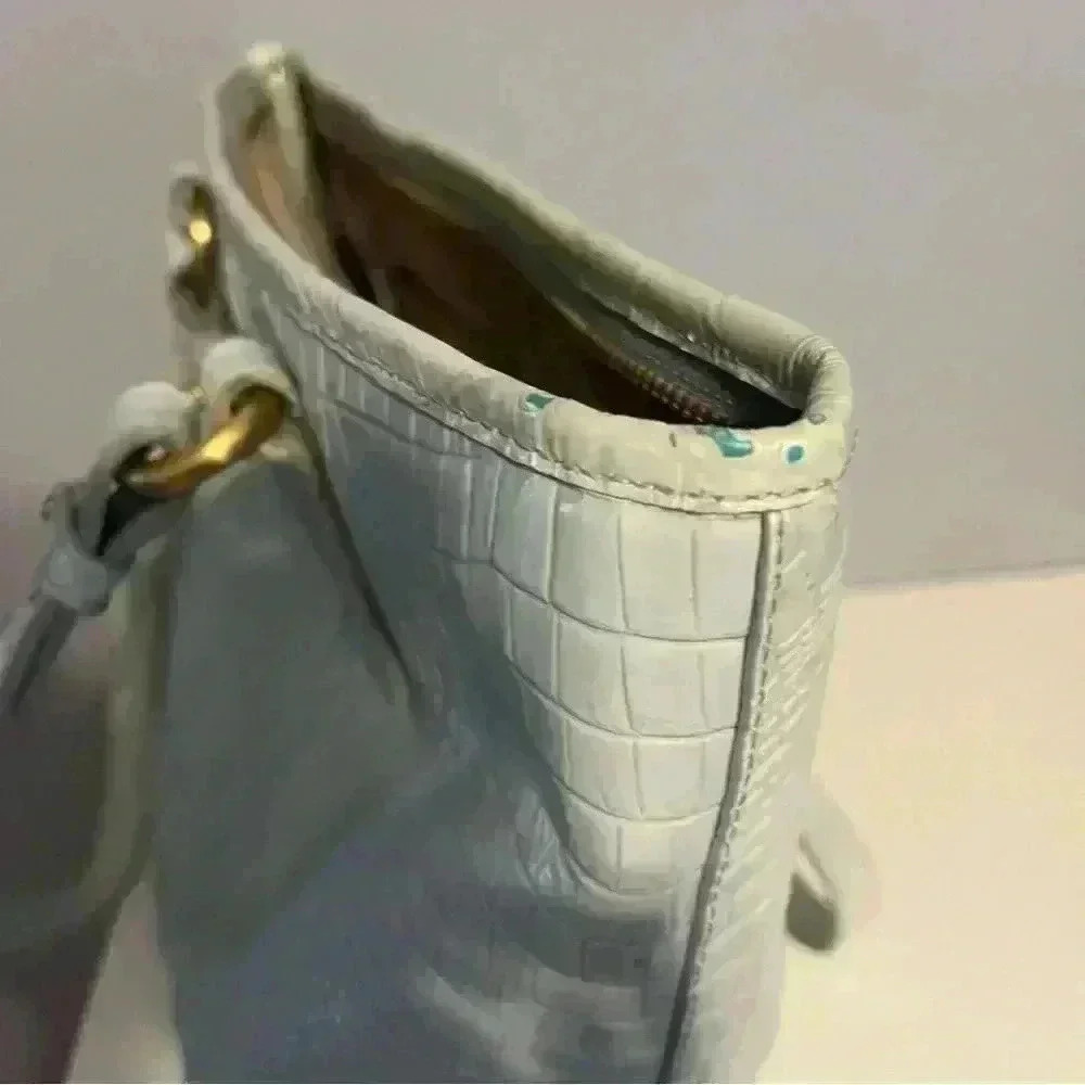 Brahmin Ellen Tote Aqua Blue - Picture 5 of 6